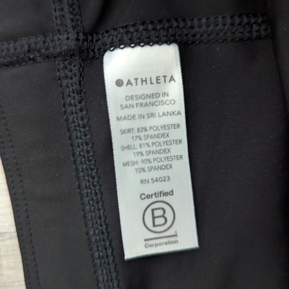 Athleta Momentum Skort in Black, Large (W5) - Picture 7 of 9